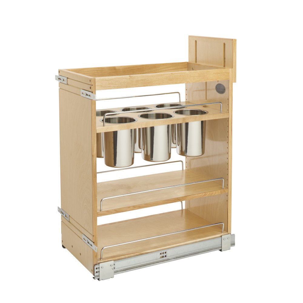 Base Cabinet Utility Pullout Organizer (Fits 15" Full Height Door Base) (448UT-BCSC-11C)