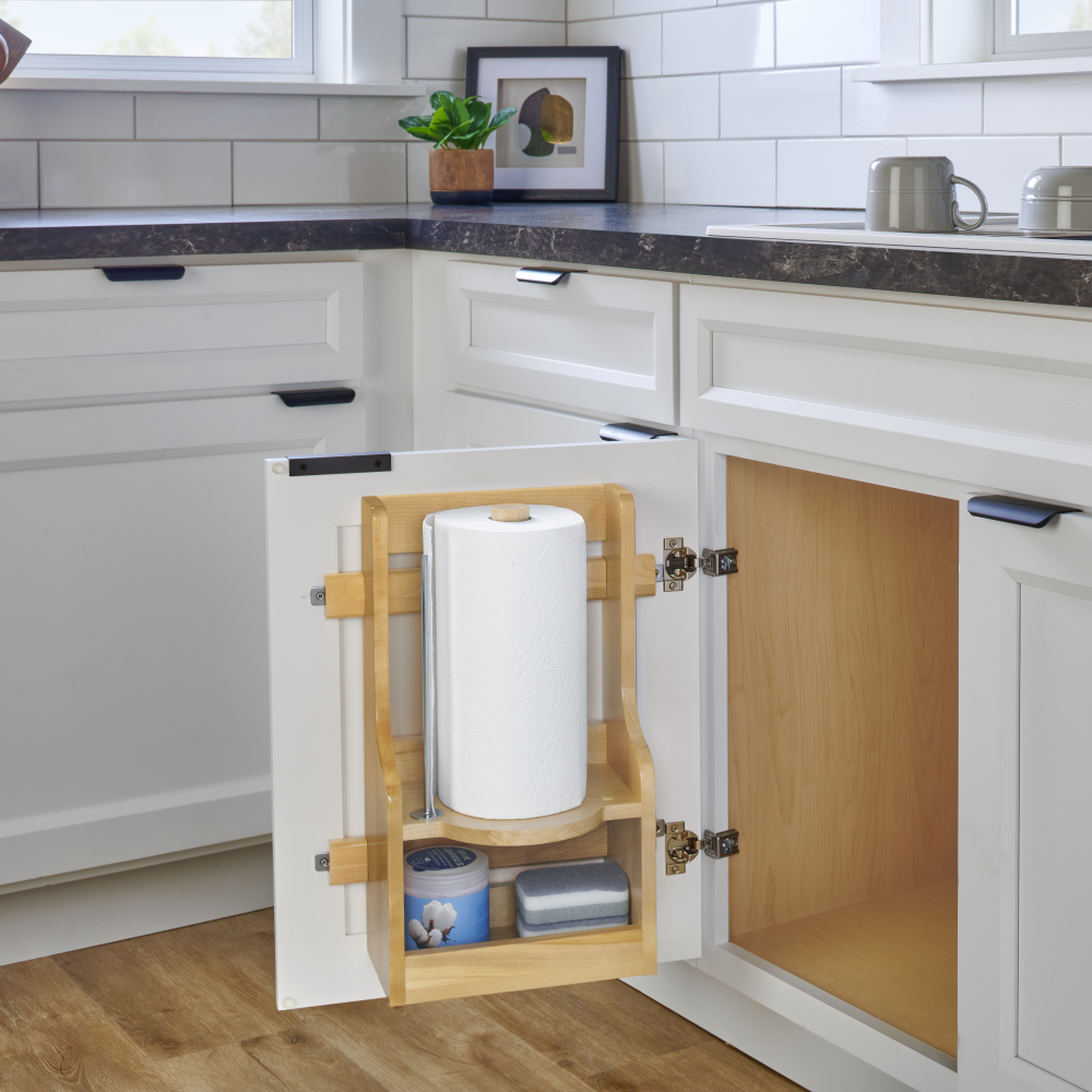 Paper Towel Door Mount Cabinet Organizer (4SBPT-18-1)