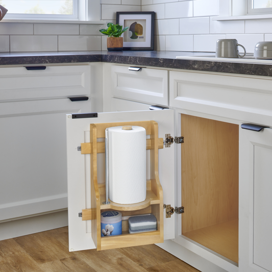 Paper Towel Door Mount Cabinet Organizer (4SBPT-18-1)