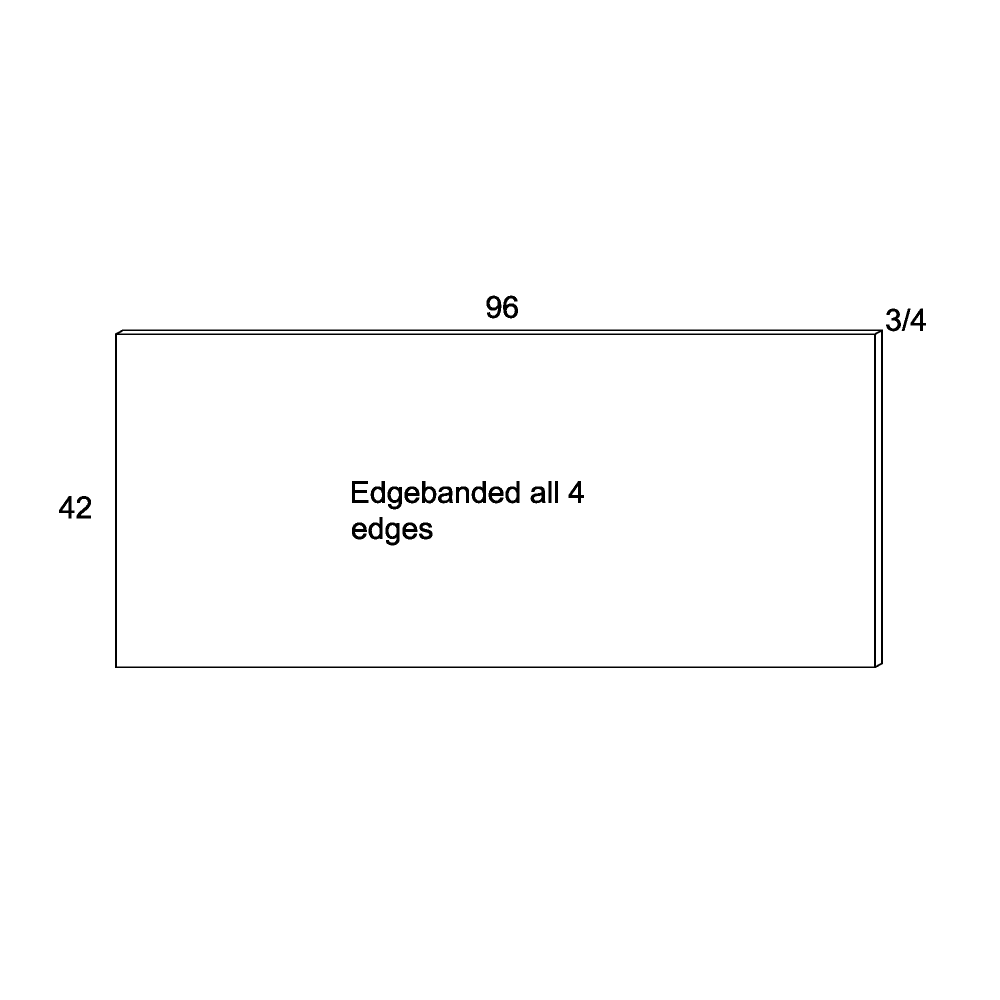 Long End Panel (TGW-BP9642)