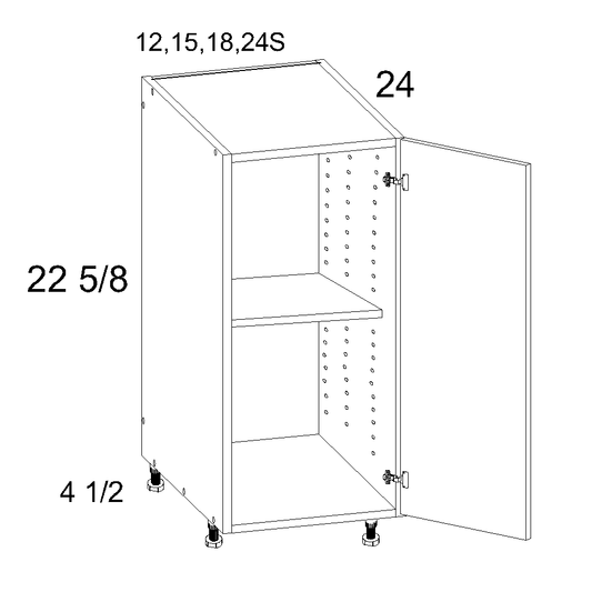 One Door Desk Bases (VMN-DDO15)