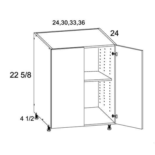 Two Door Desk Bases (VMN-DDO24)