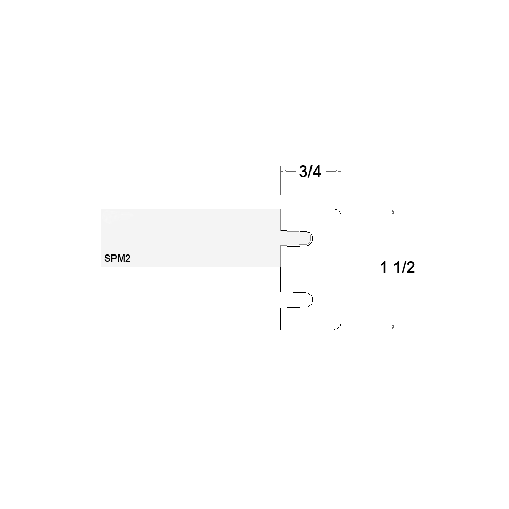 Light Rail Moulding (VPB-MPF1)