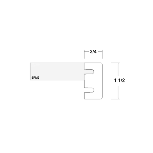 Light Rail Moulding (VPB-MPF1)