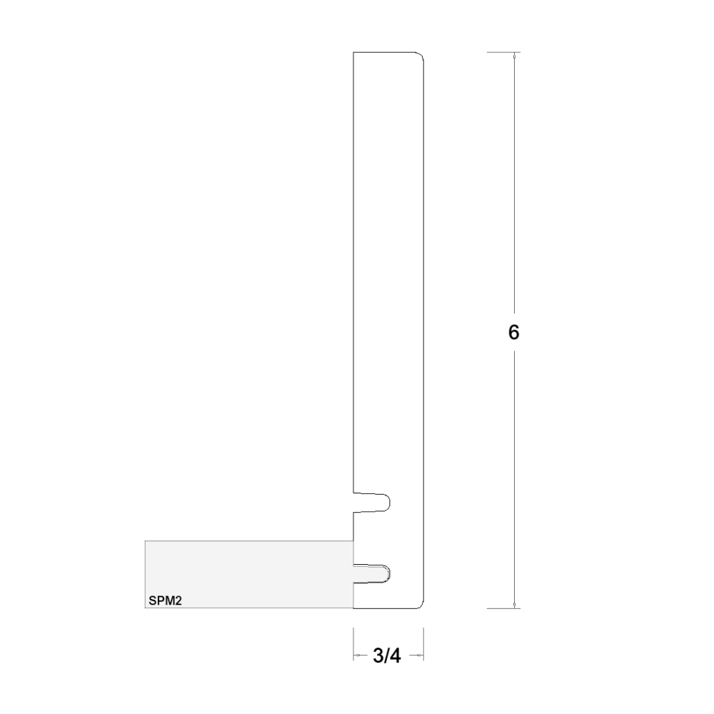 Crown Extension Moulding (VPB-MPF6)