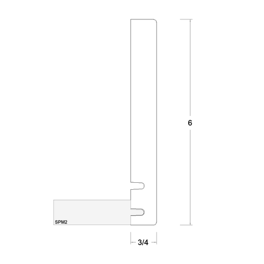 Crown Extension Moulding (VPB-MPF6)