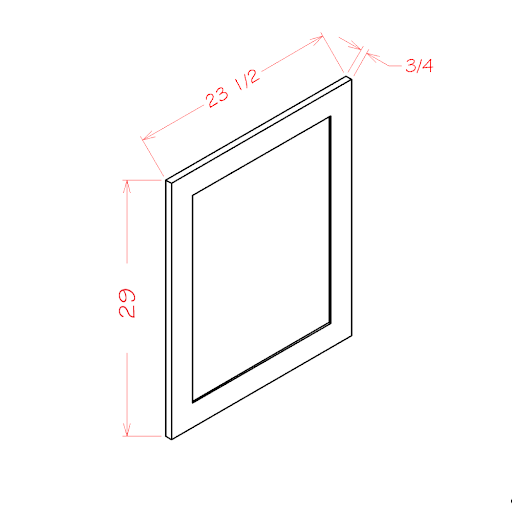 Base Decorative End Panel (CW-BDEP)