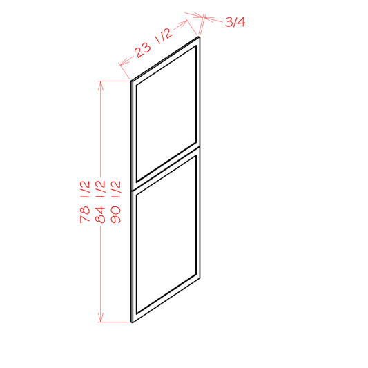 Tall Decorative End Panels (SH-TDEP2496)