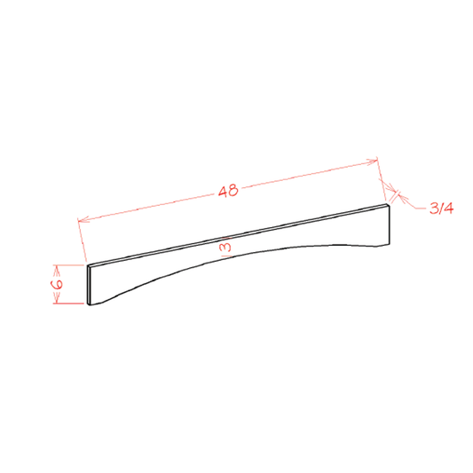 Shaker Valance (Honey-VASH48)