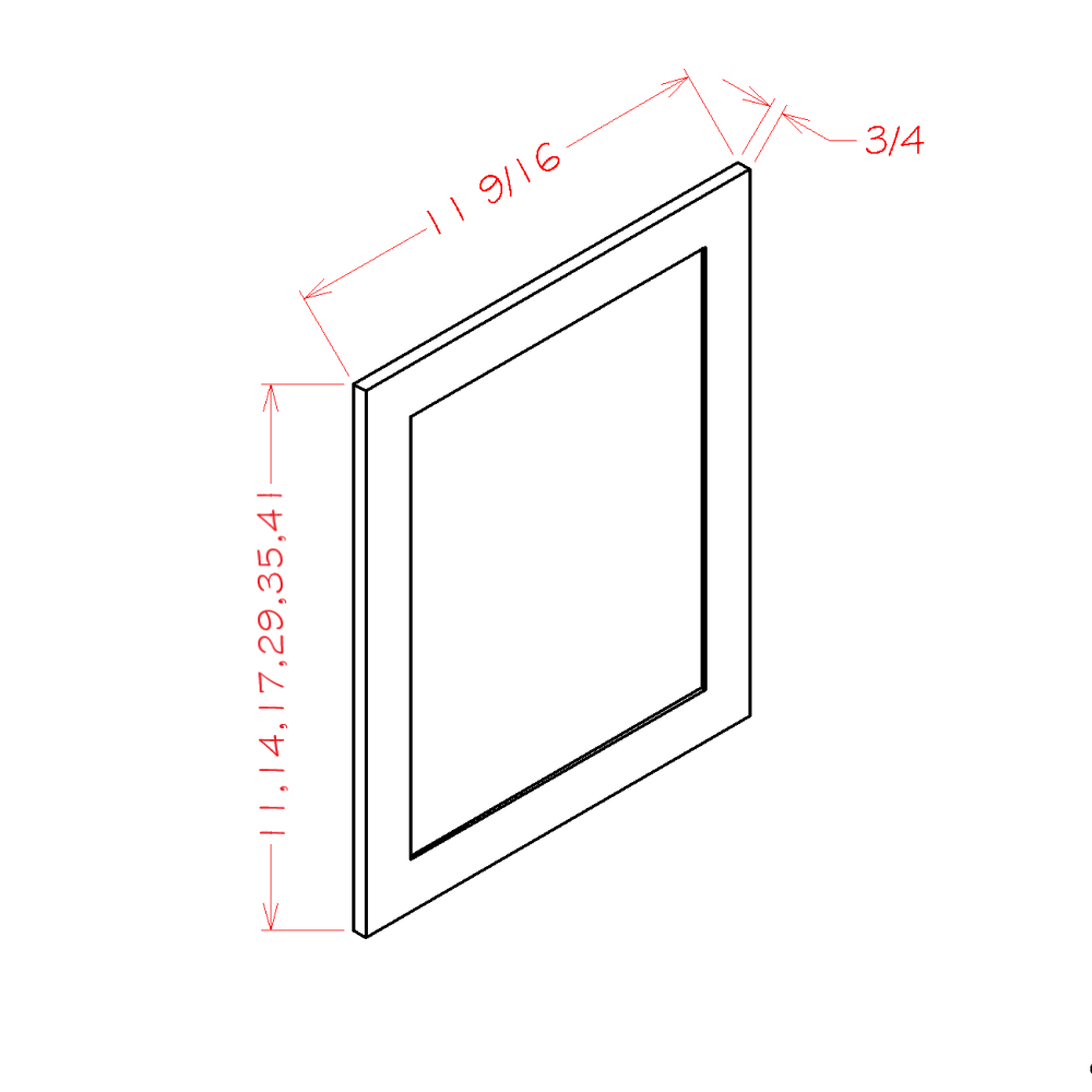 Wall Decorative End Panels (EW-WDEP1218)