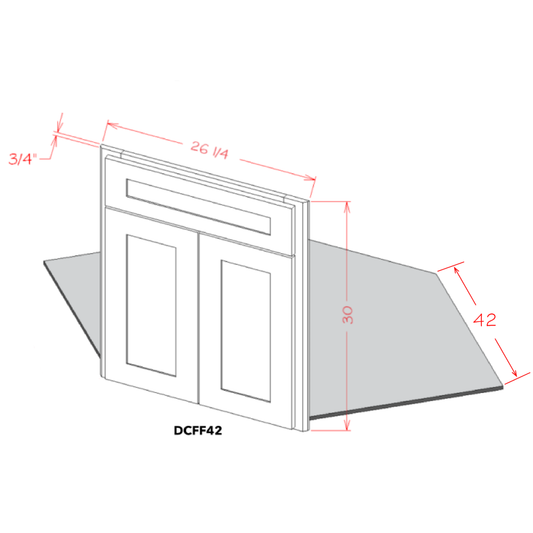 Diagonal Corner Sink Kit (SB-DCFF42)