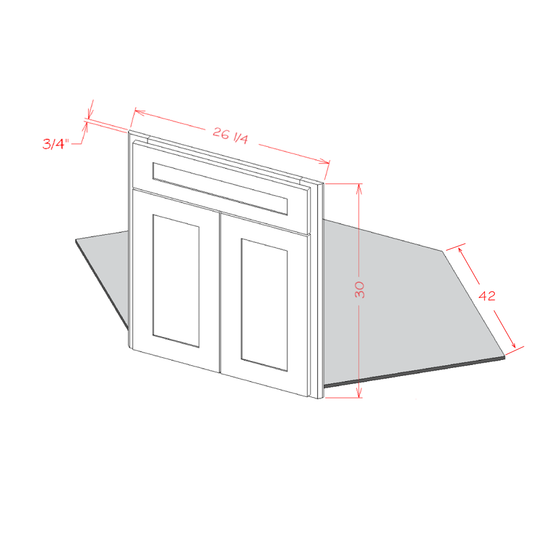 Diagonal Corner Sink Kit (SH-DCFF42)