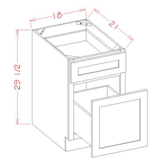 Drawer File Base (SH-DFB18)
