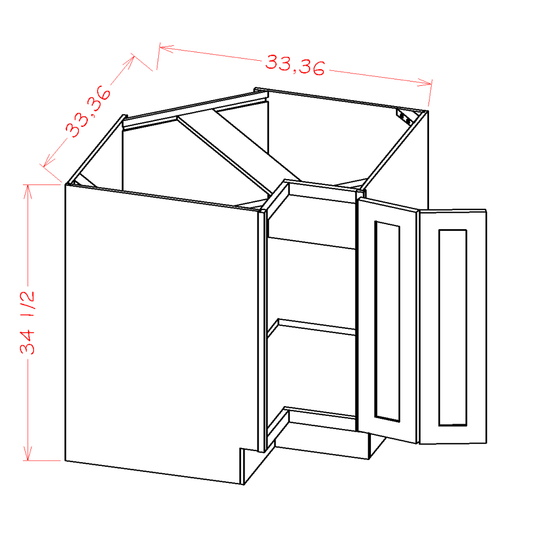 Base Easy Reach Cabinets (SH-BER33)