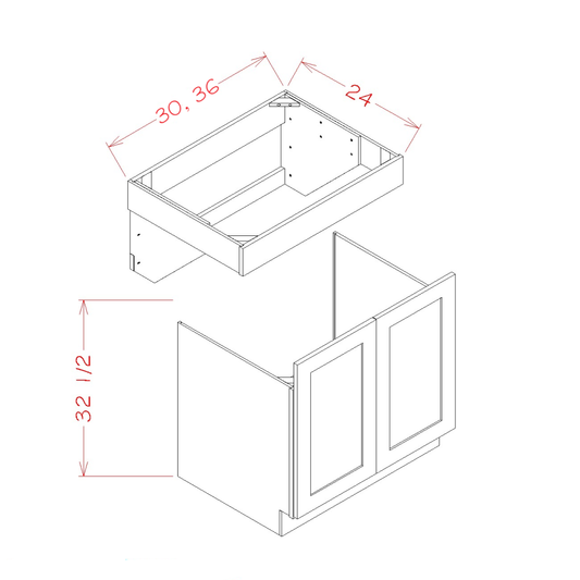 ADA Sink Bases (SW-SB36ADA)