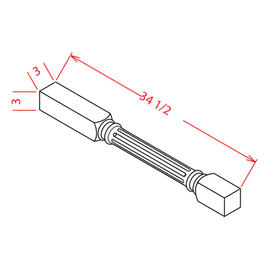 Fluted Decorative Leg (SC-FLDL)