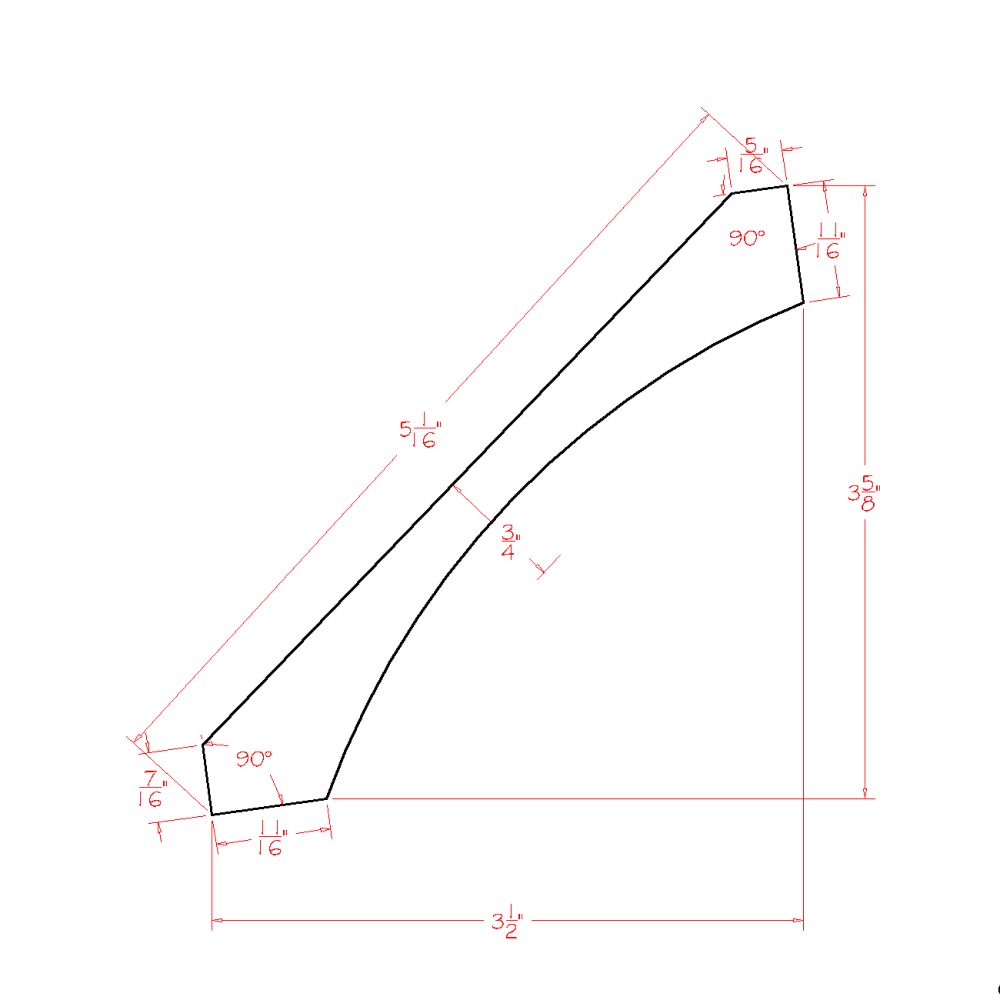 Cove Moulding CUT84 (Navy-COV:Cut84)