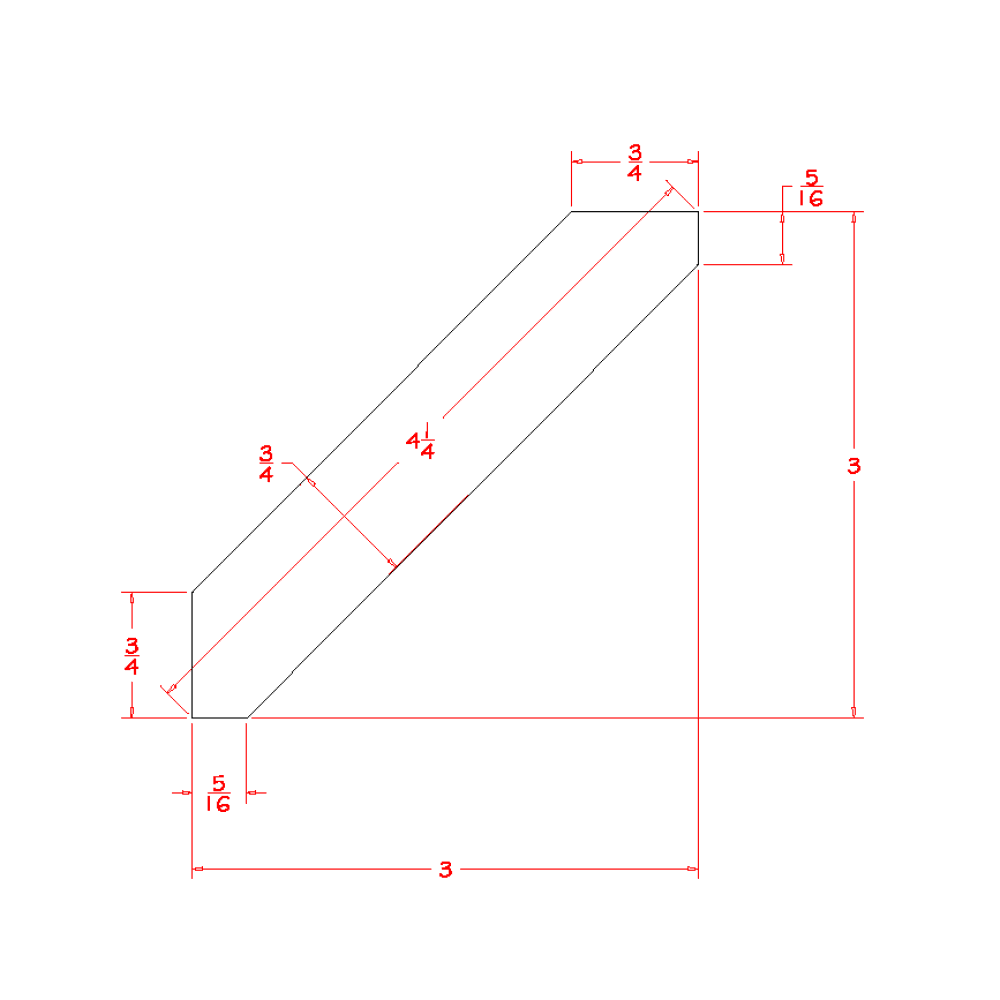 Large Angle Crown Moulding (3"H) CUT84 (Grey-LACM8:Cut84)