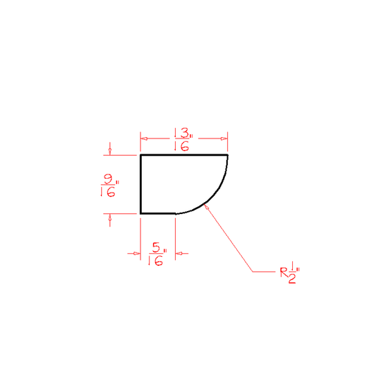 Shoe Moulding CUT84 (OT-SHM:Cut84)