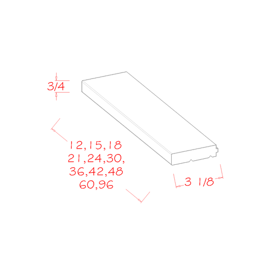 Toe Kick Apron Supports (SW-TAS48)