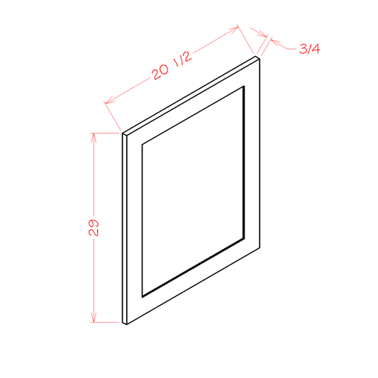 Vanity Decorative End Panel (OM-VDEP)