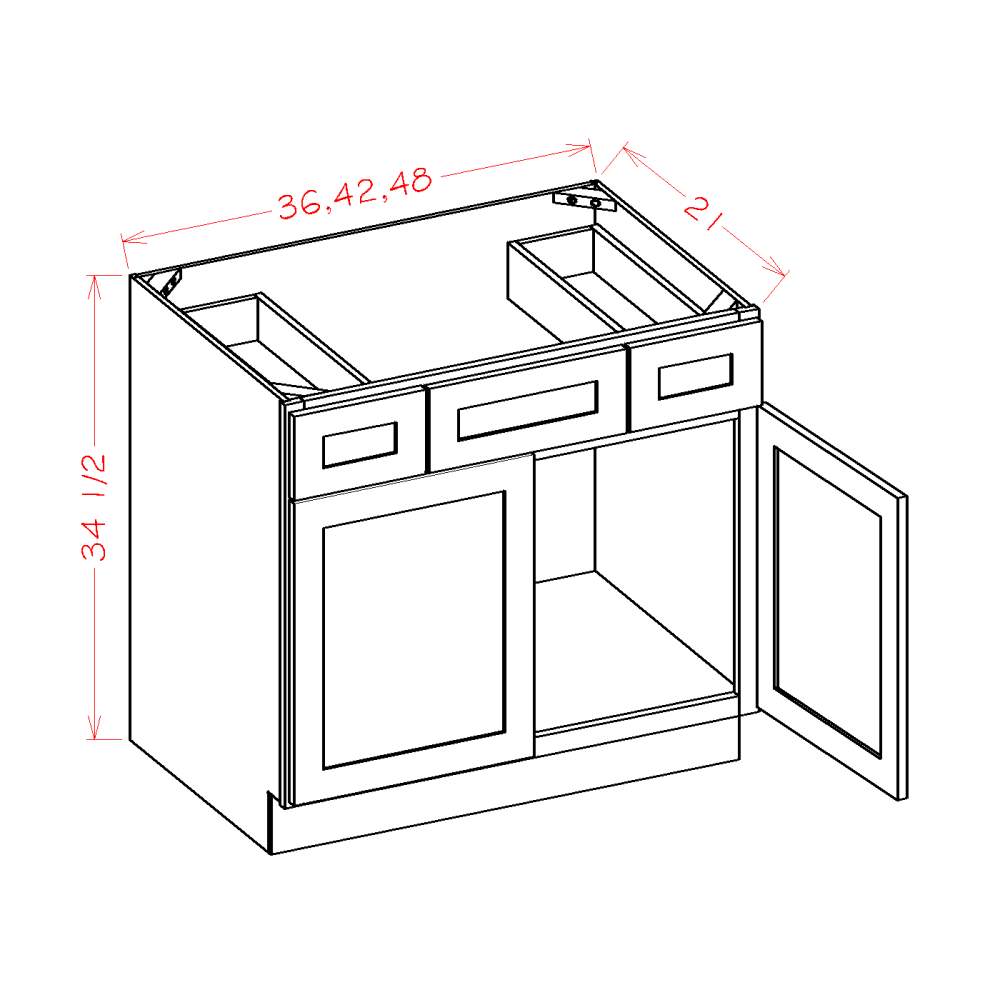 Vanity Combo Bases (OT-VSD48)