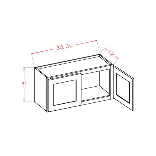 15" High Bridge Cabinets (OT-W3615)