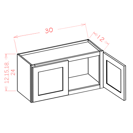 12" High Bridge Cabinets (SA-W3012)