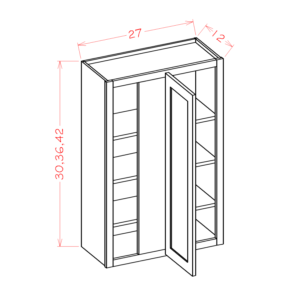 Wall Blind Corner Cabinets (OT-WBC2730)