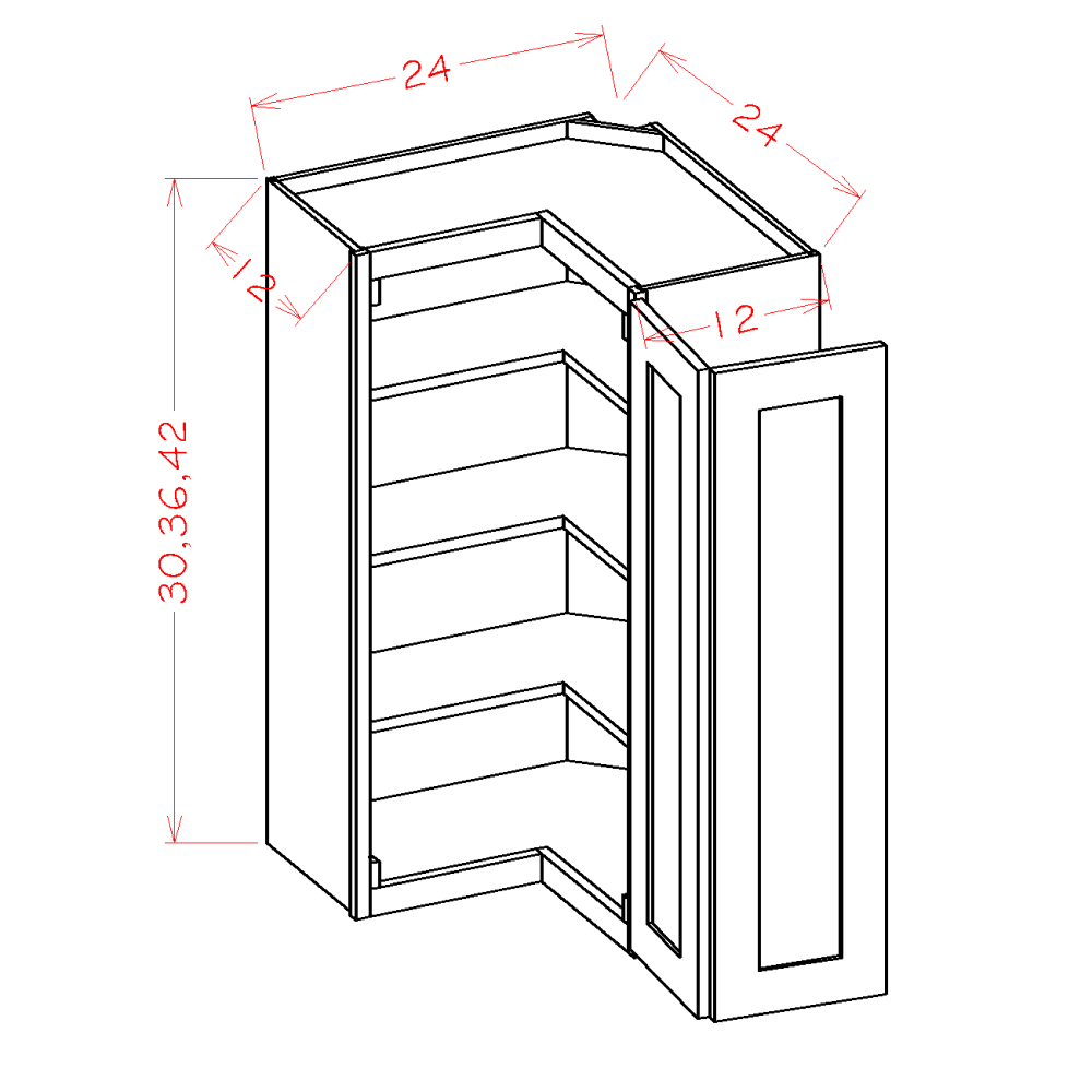 Wall Easy Reach Cabinets (TW-WER2430)