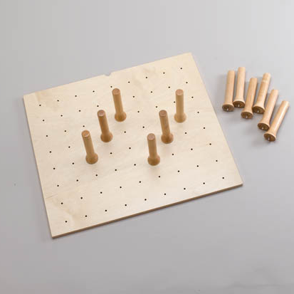 Trimmable Wood Peg Drawer System w/ 9 pegs (4DPS-2421)