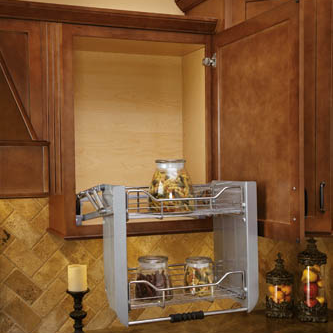 24" Wall Cabinet Pull-Down Shelving System (5PD-24CRN)