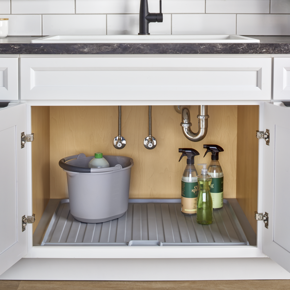 Trimmable Flexible Sink Base Drip Tray (27-30) (SBDTF-2730-14-1)